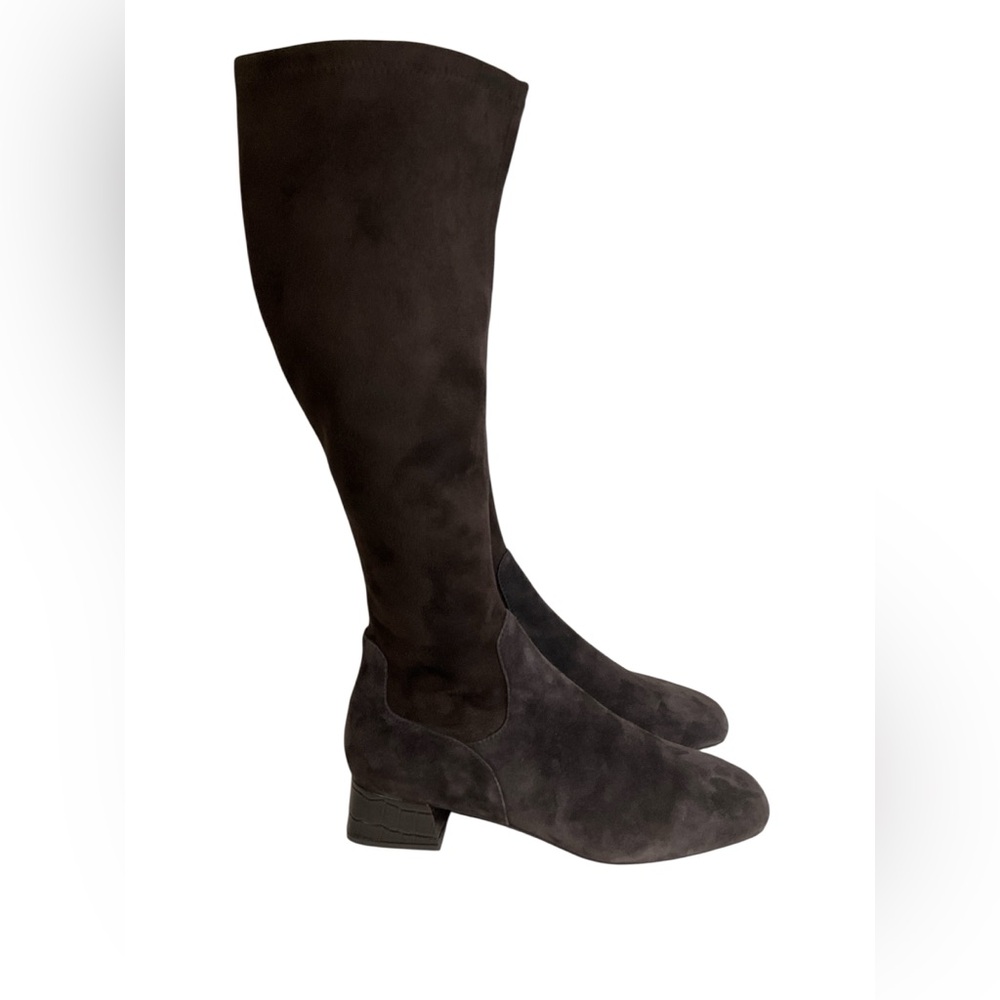 Donald Pliner Regina Suede Brown Boots